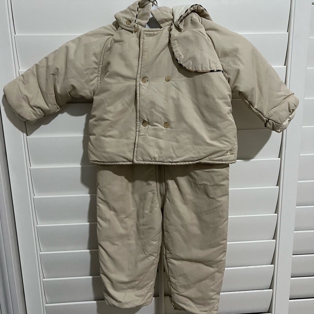 Burberry bunting/snow suit 18 months